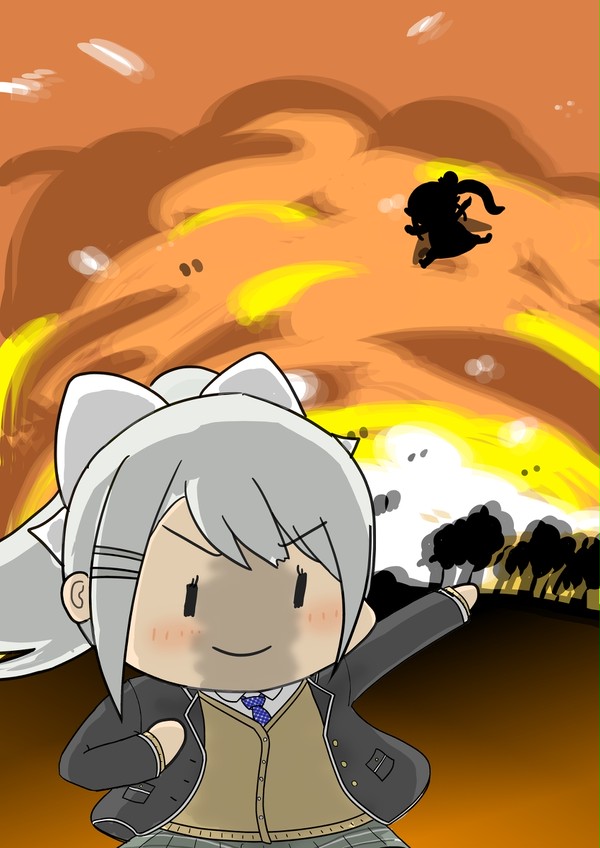 エルフの森、爆破。
