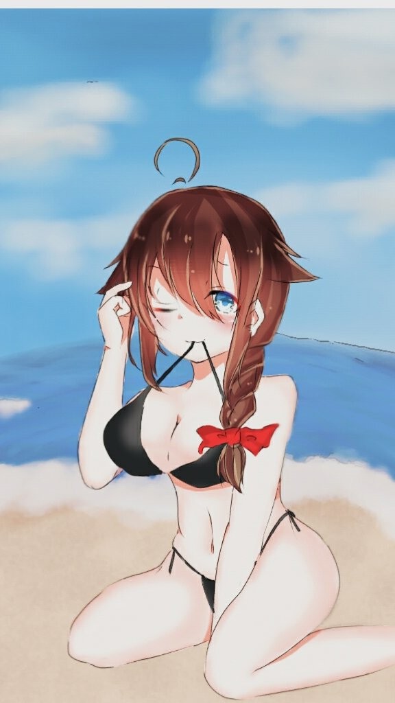 黒ビキニ時雨ちゃん