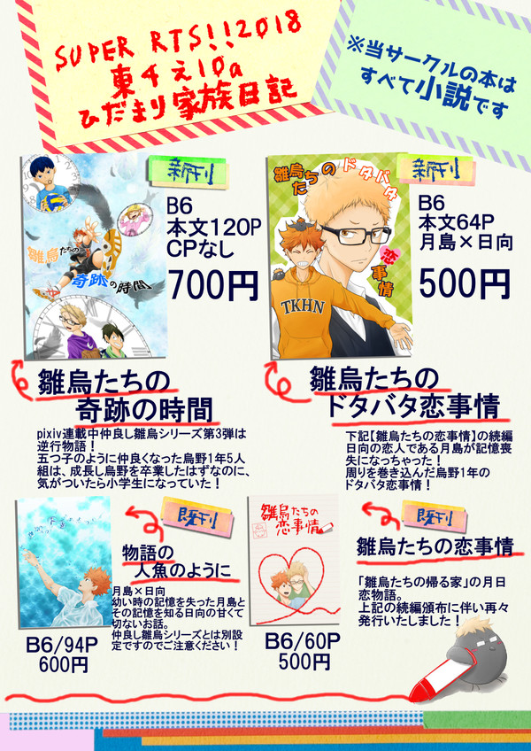 SRTS!!雛烏たちの【奇跡の時間】【ドタバタ恋事情】お品書き