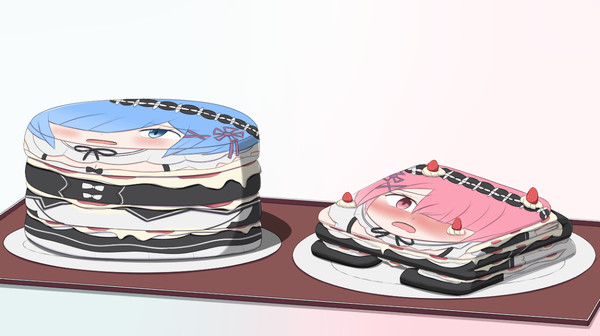 鬼姉妹ケーキ