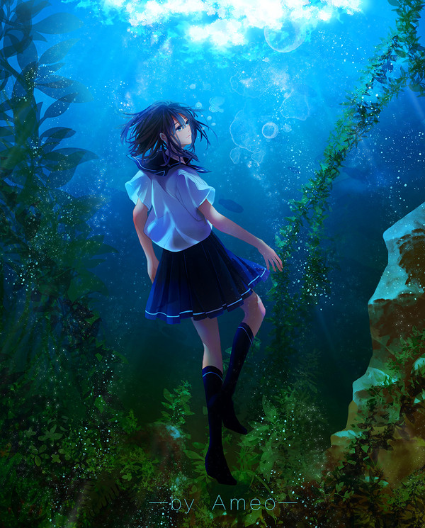 blue