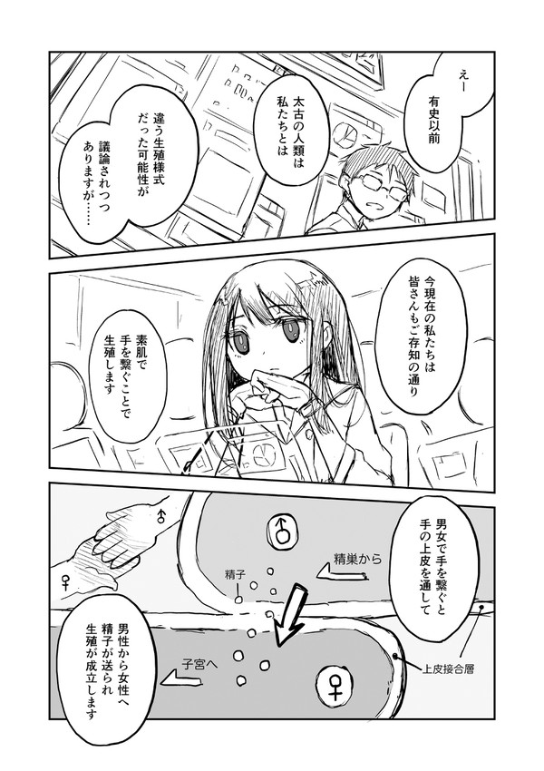 【創作漫画】少年少女は手と手をつなぐ夢を見るか？
