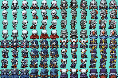 RPGツクールVX　スケルトン軍団