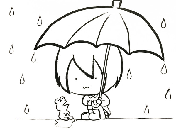 雨あめふれふれなおみんが