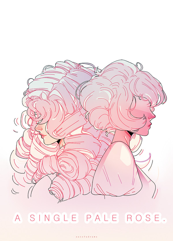 A Single Pale Rose