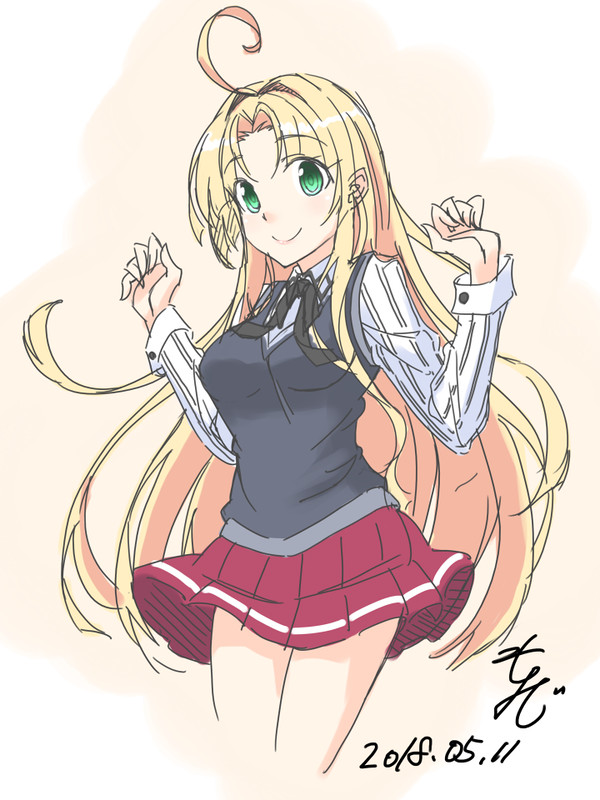 2018アーシア誕生日イラスト。