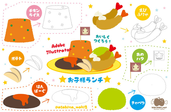 お子様ランチの作り方。