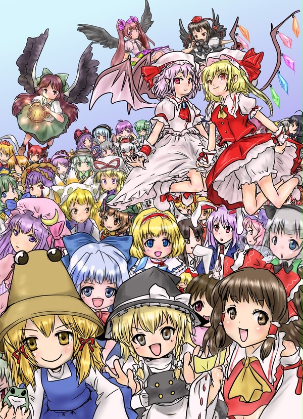 東方集合絵