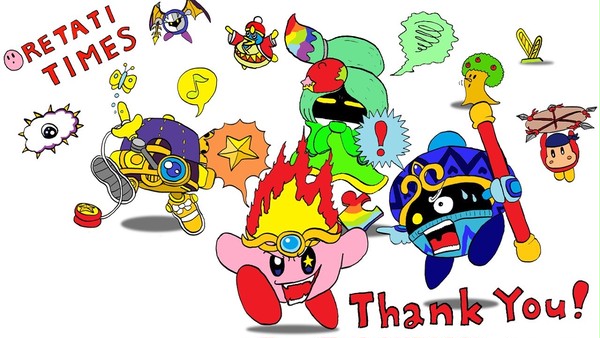 星のカービィ スターアライズ実況プレイ サムネ用イラスト