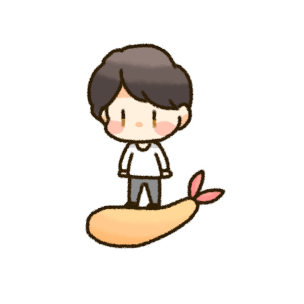 空飛ぶエビフライとイモ