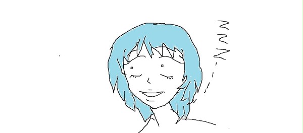 寝る綾波レイ