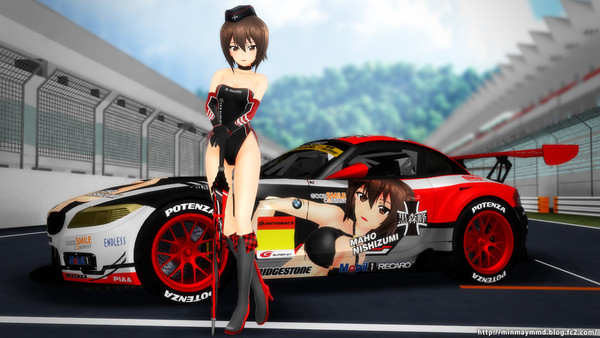 西住まほRQと痛車