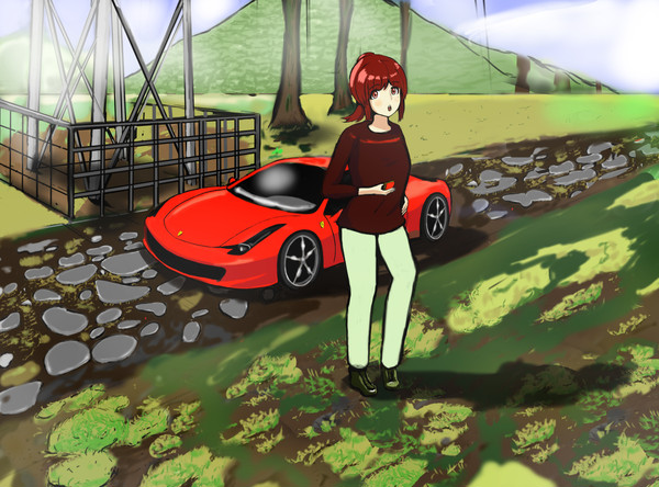 458イタリアと女の子