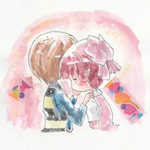 キタネコ水彩画