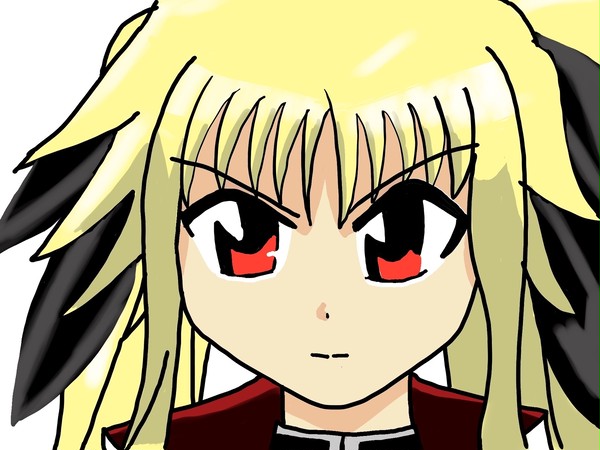 フェイトちゃん塗った