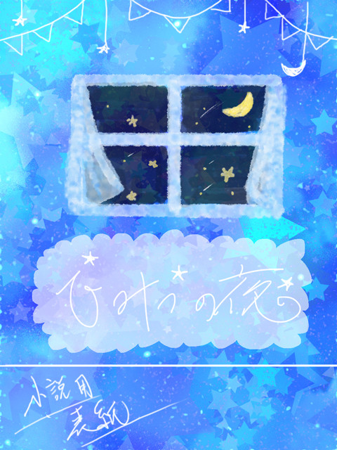 小説表紙(ひみつの夜)