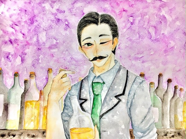 Dancing bartender