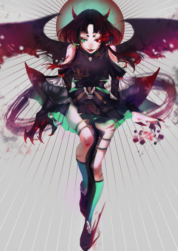 紫裘碧染