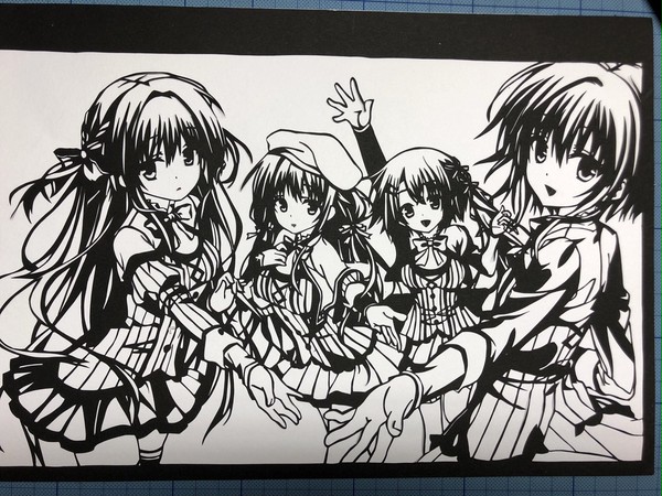 オトメ＊ドメイン【切り絵】