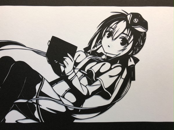 在原七海【切り絵】