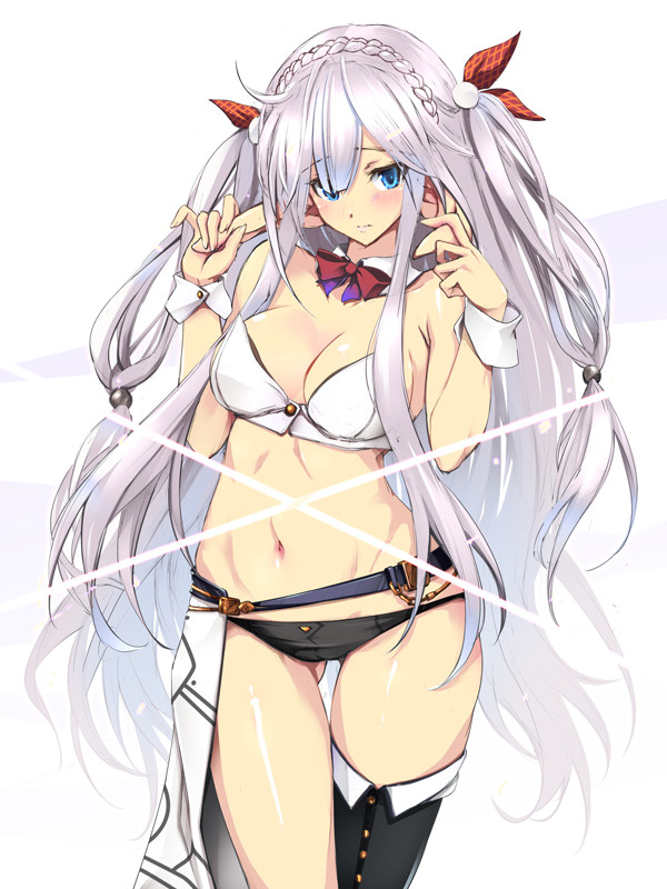 銀髪エルフのお姉さん