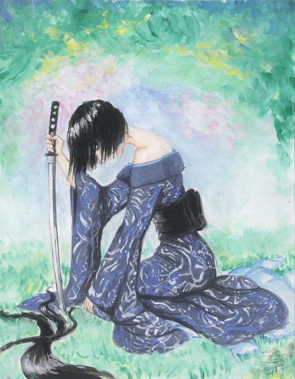 Commission - Katana girl
