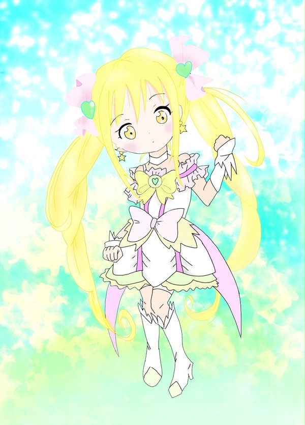 初めて描いたキュアエコー。