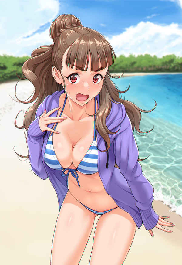 恥じらいの太眉乙女