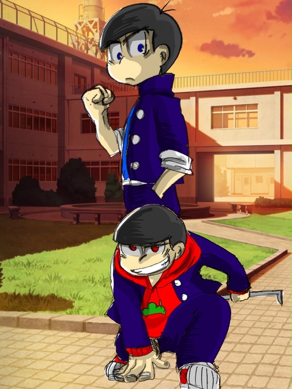 喧嘩する2人