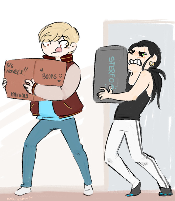 roommate AU
