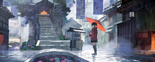 雨ふり通り