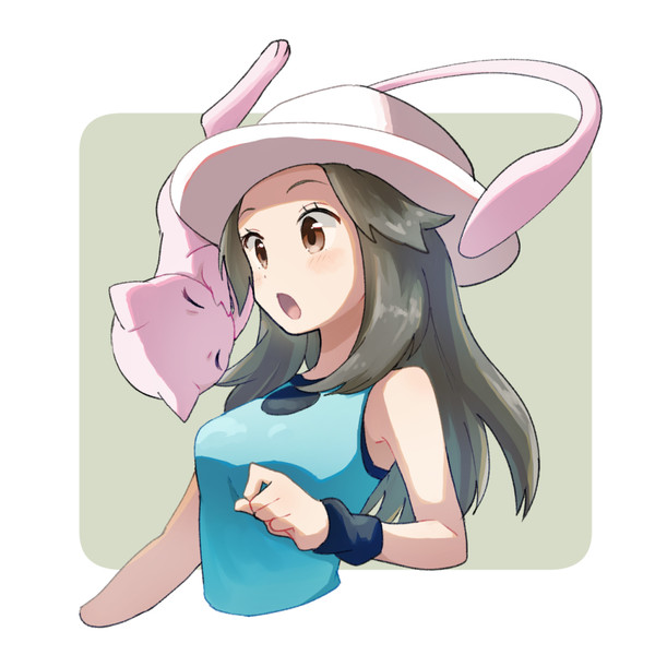 女の子と幻ポケモン