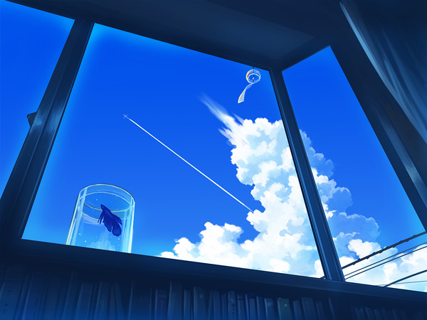 窓越しの夏 - 1/1