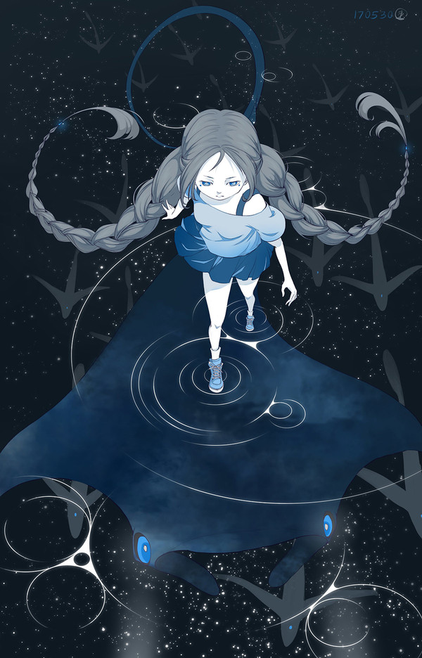 blue