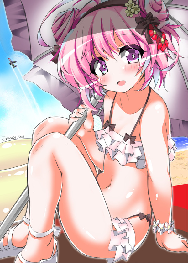 水着サラトガちゃん