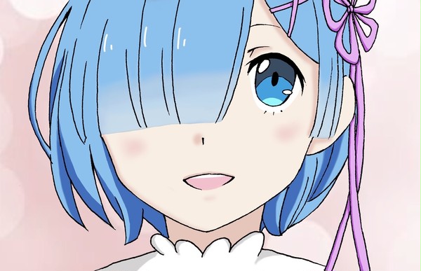 リゼロのレムりん描いてみた