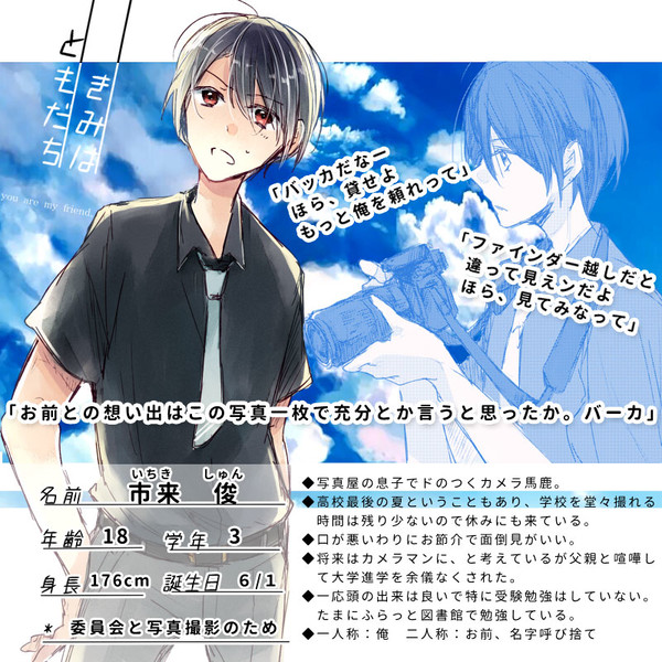 【キミフレ】市来 俊【名簿】