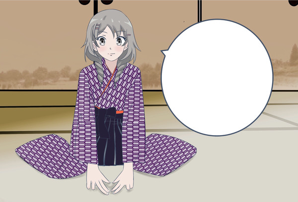 【支援】袴姿のめぐりん