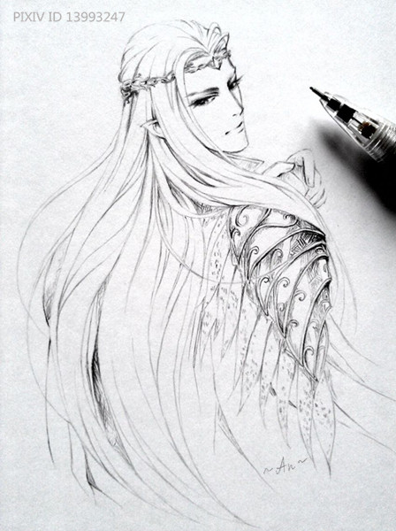 Thranduil in his armor