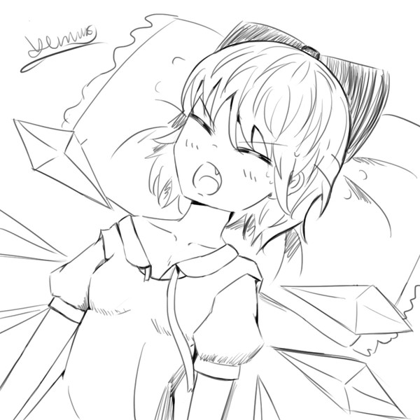 チルノ前辈  ⑨⑨⑨⑨⑨⑨⑨⑨⑨⑨⑨！！！（琪露诺）