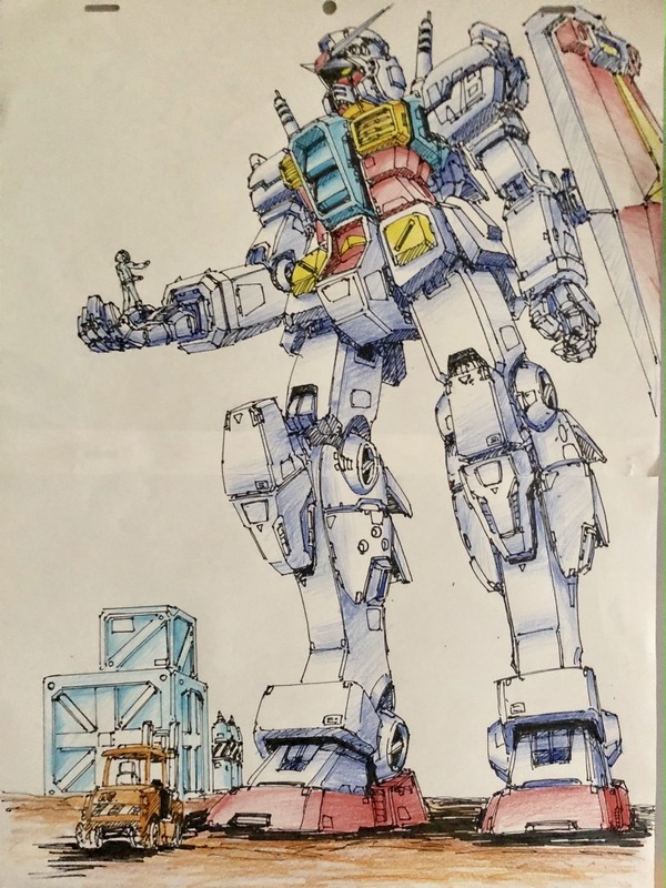 RX-78ガンダムの日下半身も描いてみた