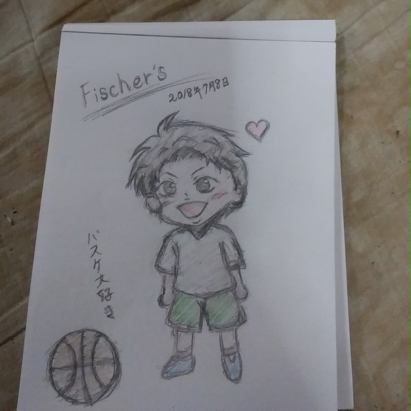 初描きFischer'sのシルクさん(≧▽≦)