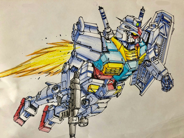 連邦の白い悪魔RX-78ガンダムの日に遅れてもう1枚