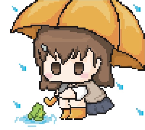 [8bit] 御坂 美琴 - 雨の日