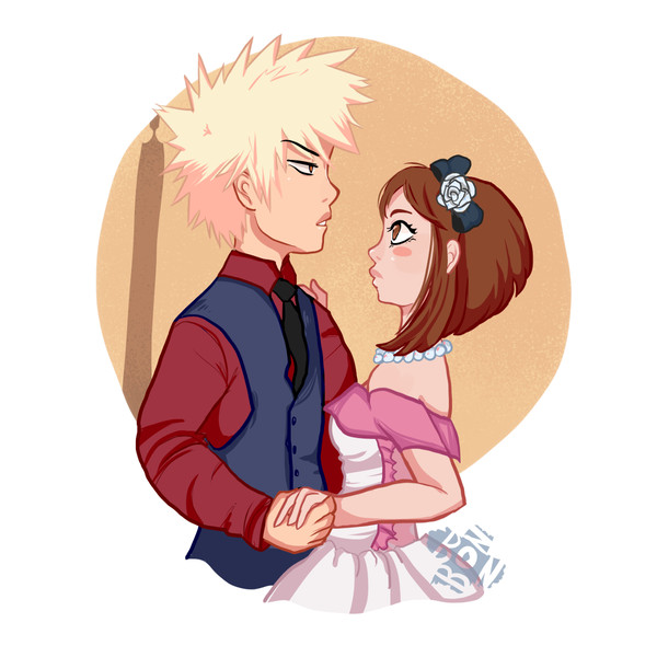 Ochaco and Bakugou