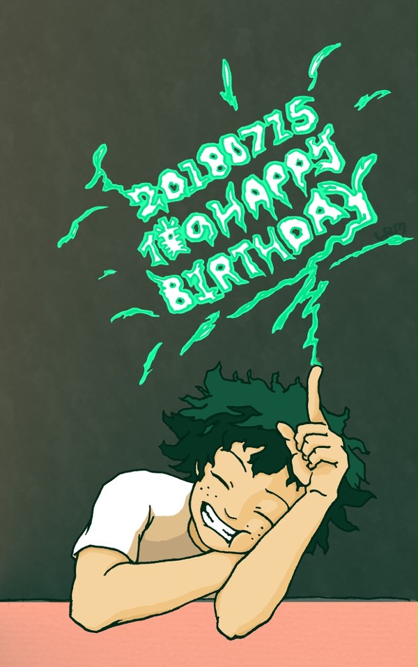 綠谷出久2018生日!!