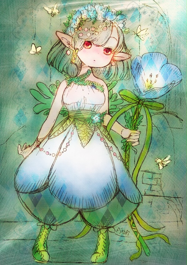 花の擬人化