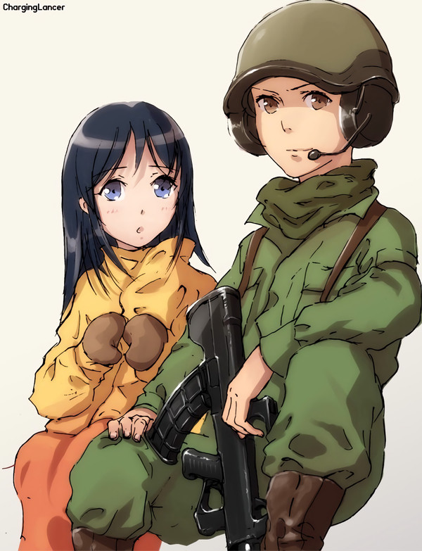 Crewman and his girl