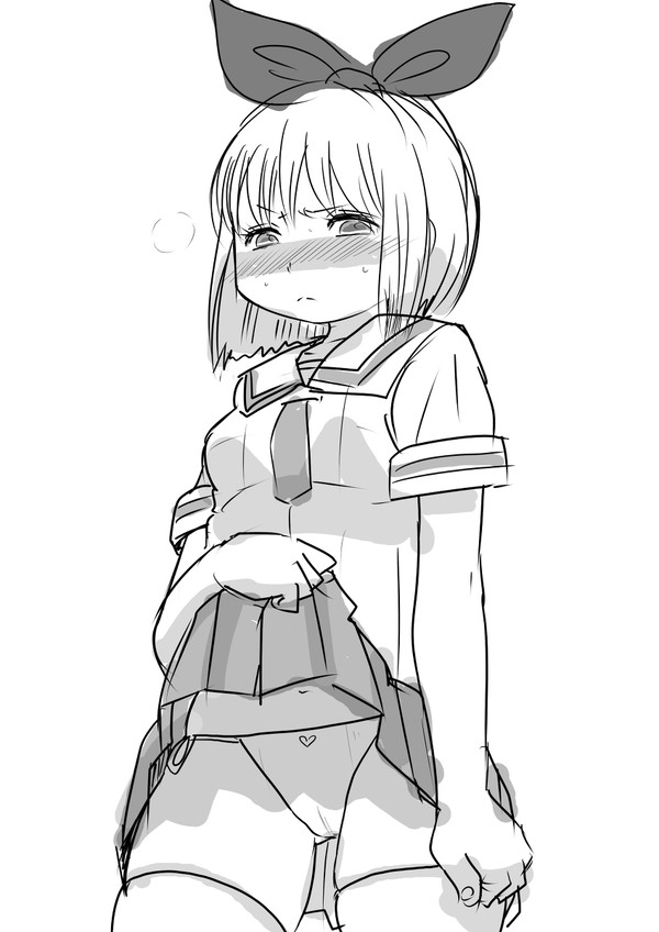 嫌な顔をしながら（安中さんに）おパンツを見せてもらいたい