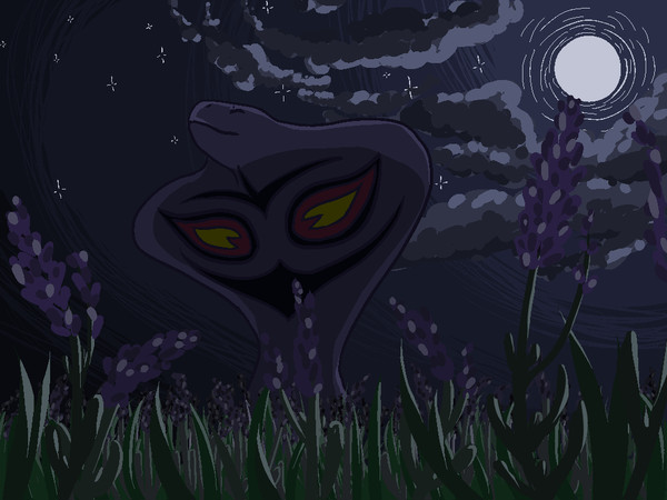 Arbok in lavender